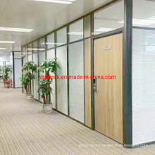 Shaneok Simplified Glass Office Partition Wall with Interior Blinds